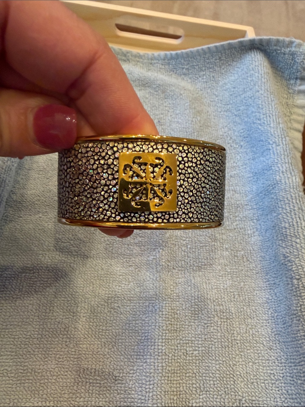 Rustic Cuff Gold and Silver Cuff Bracelet